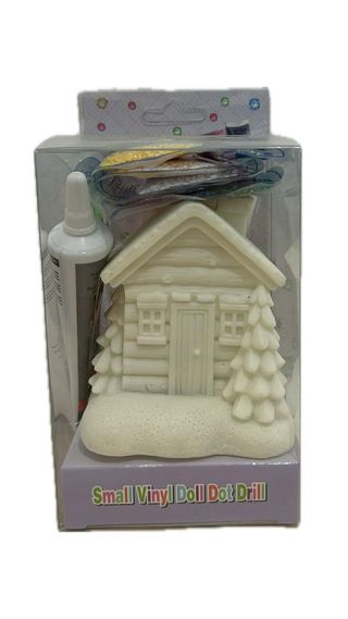 თაბაშირის თოჯინა+საღებავი