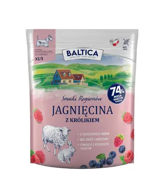 Karma dla psów Baltica Jagnięcina i Królik, 1 kg