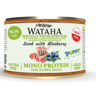 WATAHA MONO PUPPY JAGNIĘCINA Z BORÓWKĄ AMERYKAŃSKĄ 185G