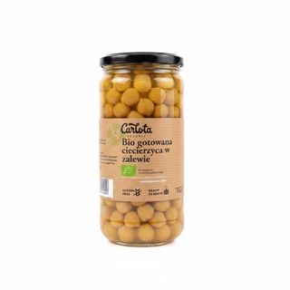 Ekologiczna gotowana ciecierzyca w zalewie Carlota Organic 720 g