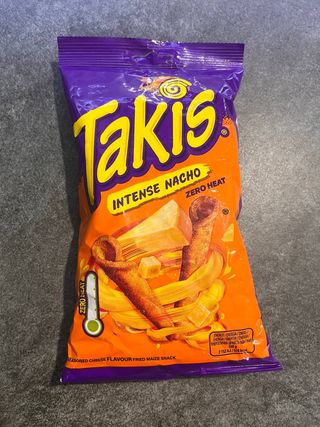 Кукурудзяні трубочки "Takis" зі смаком подвійного сиру 100г