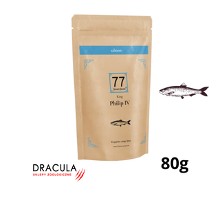 77 Seven Seven Philip IV Mini Crispy Bites z łososia 80g