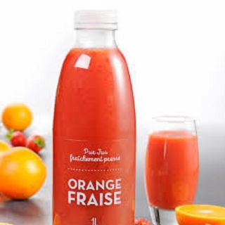jus fraise au orange 1L