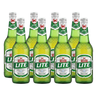 8x Castle Lite 375ml