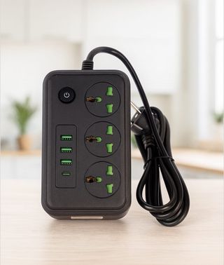 Rallonge Multiprise (3 Prises Electriques + 3 USB + 1 Type C)