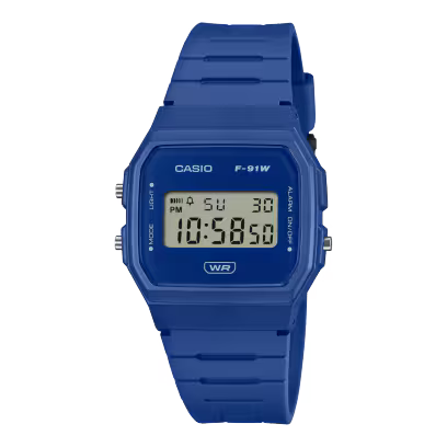 CASIO F-91W Blue Watch