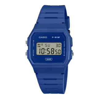 CASIO F-91W Blue Watch