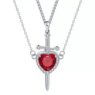 Collier concept de luxe plaqué or 2n1 Idée cadeau CSN012