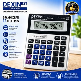 Calculatrice DEXINBST DM-1200V pour le métal