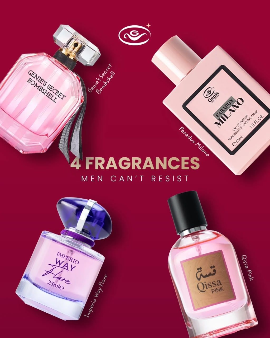 Genie's Secret Paradox Milano Floral Fragrance, 1.8 fl oz