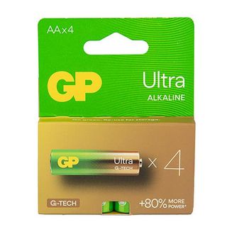 Baterie GP Ultra Alkaline AA, 4 szt.