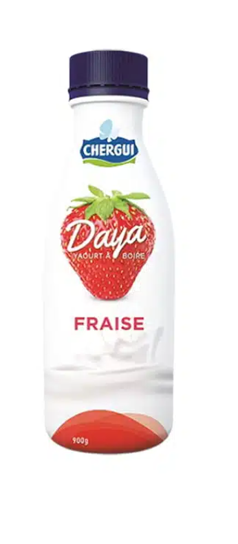 Chergui Daya Yaourt à Boire Fraise – 900 g
