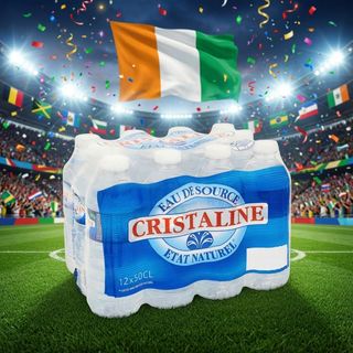 Eau Minerale 0.5cl Cristaline pack de X12