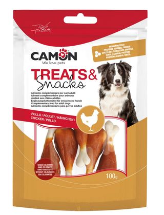 Friandises pour Chiens aux Cuisses de Poulet CAMON, 100 g