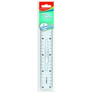 Linijka plastikowa KEYROAD, 20 cm