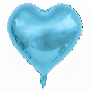 ჰელიუმის ფოლგირებული ბუშტი, გული ცისფერი