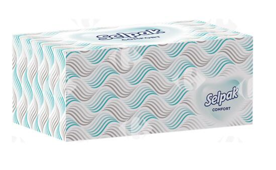 Selpak Comfort Mouchoirs 2 Plis – Boîte de 200