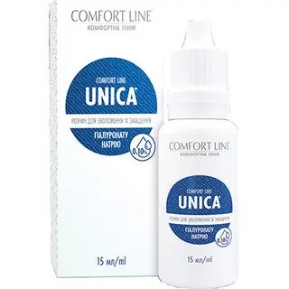Краплі з гіалуронатом натрію COMFORT LINE Unica 15ml
