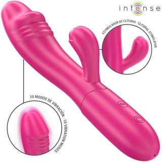 Vibrador Ivy con Estimulador y Recargable