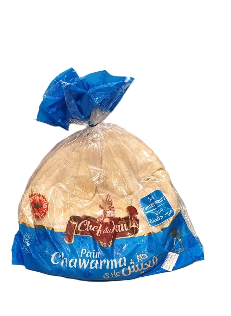 Pain Chawarma Moelleux – 7 Pièces