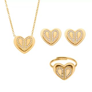 Ensemble de bijoux de luxe plaqué or Idée cadeau EGO0053