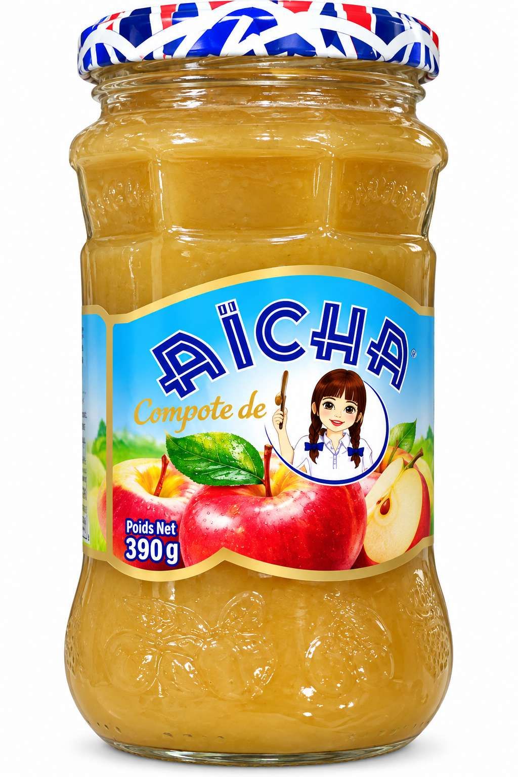 Aïcha Compote de Pommes – 390 g