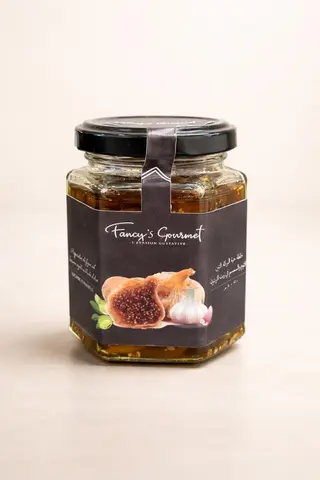 Préparation de figue ail Sésame nigelle à l'huile d'olive