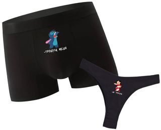 Lenjerie intimă pentru cuplu „Lilo Stitch”