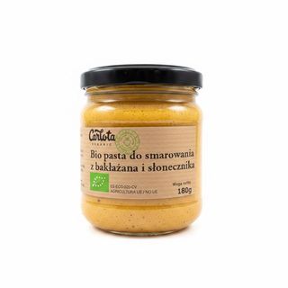 Ekologiczna pasta z bakłażana i słonecznika Carlota Organic 180 g