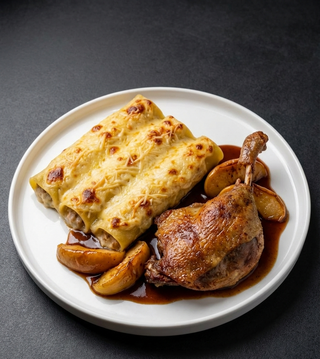 Canelons Confit Ànec Amb Poma 3 Unitats