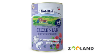 BALTICA Smaki Regionów: indyk z królikiem 400g SZCZENIAK