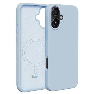 სილიკონის ტელეფონის ქეისი-IPHONE 16 (ცისფერი)