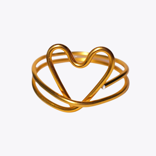EASY LOVE BANGLE- DIRTY GOLDEN