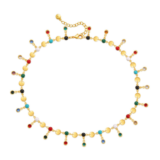 Collier Éclat Nomade aux Pierres Multicolores CGN024
