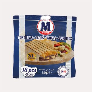 Tortilla Mpro 30cm x 18u