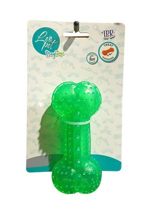 LeoPet treat dispenser in tpr a forma di osso 13 cm