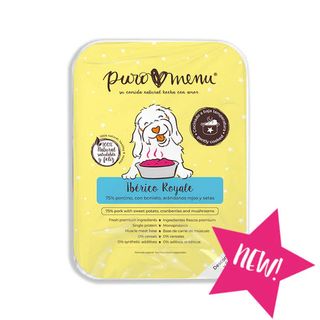 Puromenu Menú Cocinada Ibérico Royale para Perros 400g