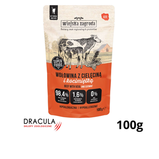 Wołowina z cielęciną i kocimiętką 100g