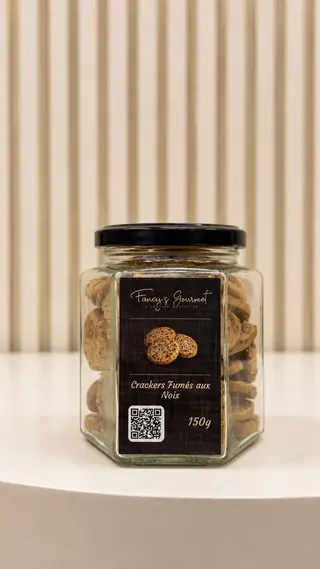 Crackers aux noix fumées Fancy's Gourmet, 150 g