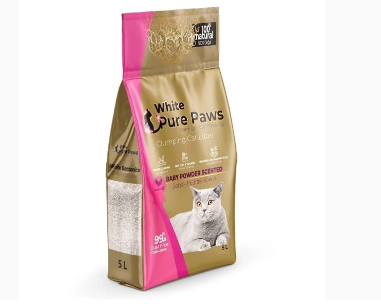 White Pure Paws Baby Powder – 5 L