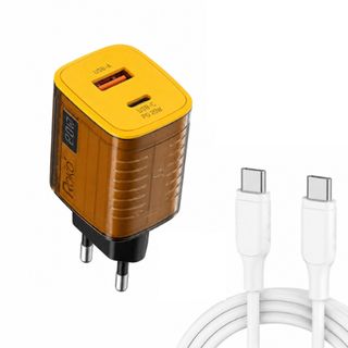 Chargeur rapide Roko 20 W jaune