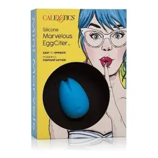 CalExotics Silicone Marvelous Eggciter, azul
