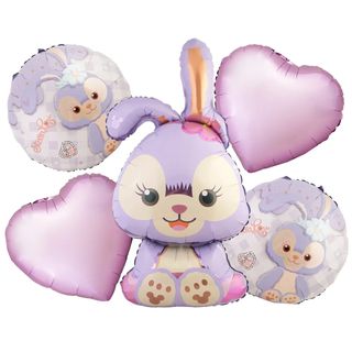 ჰელიუმის ფოლგირებული ბუშტების ნაკრები, ბაჭია 5 ცალი