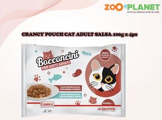 CRANCY CAT SALSA MANZO\TONNO 85g x 4pz