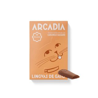 Línguas de Gato de Caramelo Salgado Arcadia