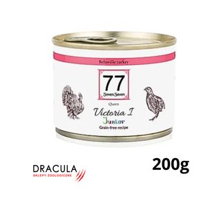 77 Seven Seven Junior Victoria z indykiem puszka dla kociąt 200g