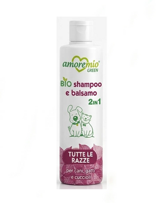 Amoremio Shampoing et après-shampoing 2 en 1 BIO Tutti Le Razze250ml