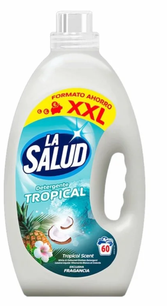 La Salud Lessive Liquide Tropical – 60 Lavages