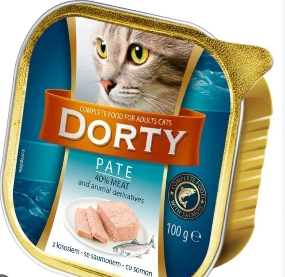 Dorty Pâté pour Chat Poisson – 100 g