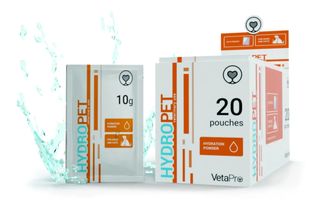 VetaPro Hydropet – რეჰიდრატაციის ფხვნილი ძაღლებისა და კატებისთვის, 10 გ პაკეტ